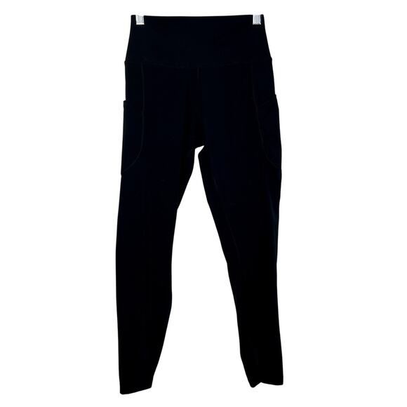 Nike Dri-Fit Black Capri Pockets Compression Athletic Leggings Pants Size M